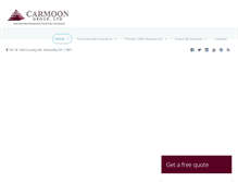 Tablet Screenshot of carmoongroup.com